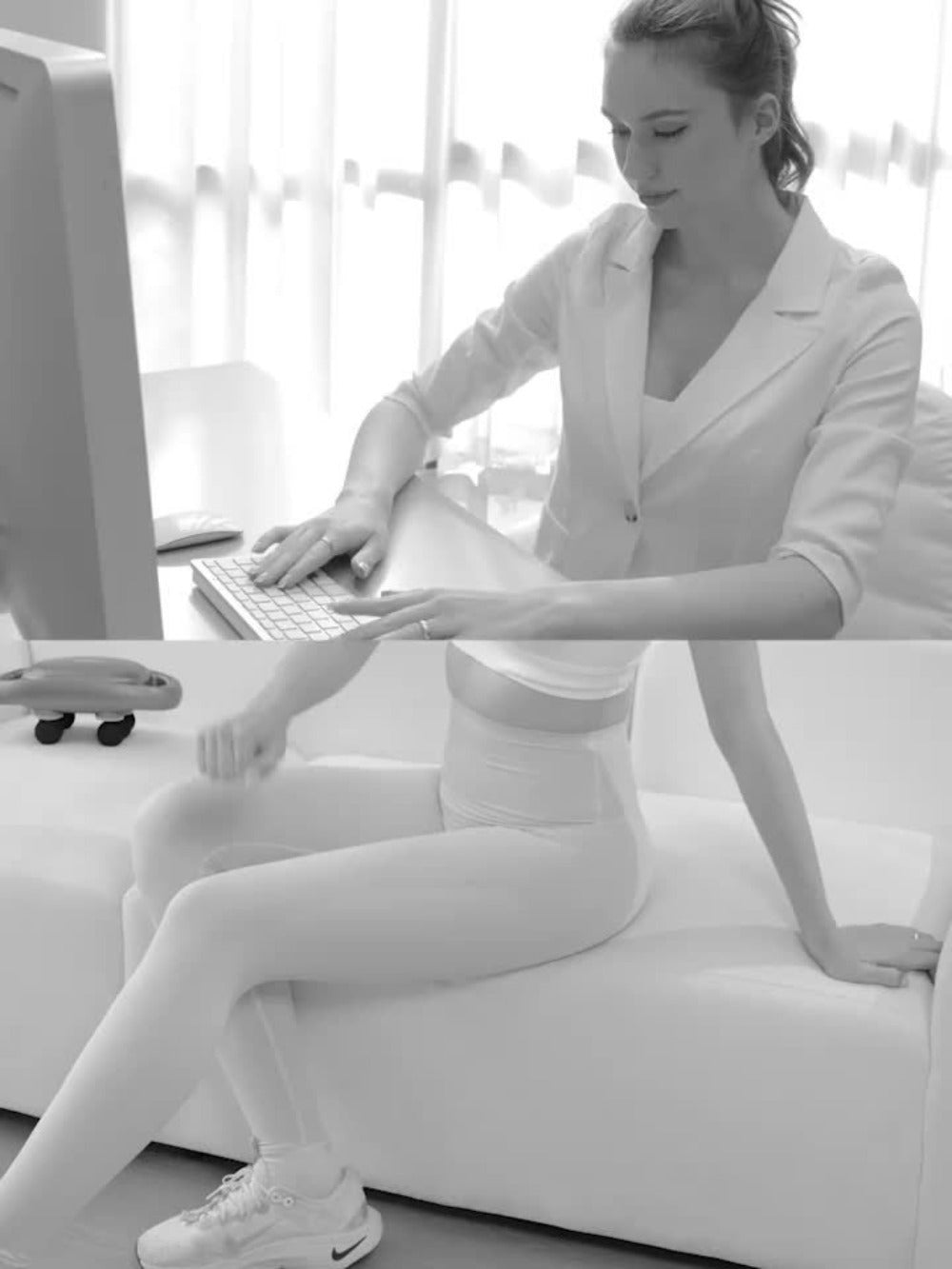Fascia Gun Multi-Head Deep Tissue Massager ¨C 9 High-Frequency Modes for Leg, Waist, Back & Hip Muscle Relief | Ergonomic Compact Design with High-Performance Motor for Fitness Recovery