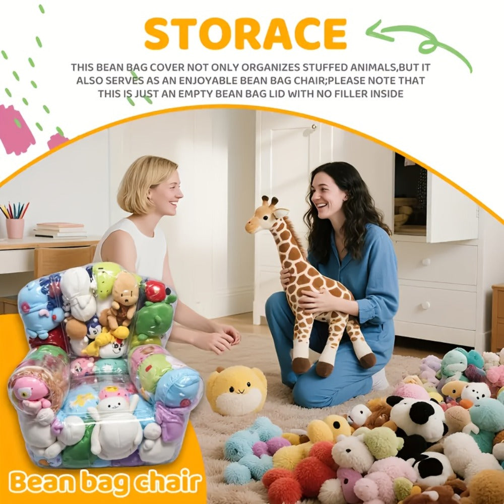 Transparent PVC Doll Sofa Display Stand DIY Miniature Furniture Plush Toy Storage Collectibles Display Room Decoration Christmas Halloween Gift Doll Not Included