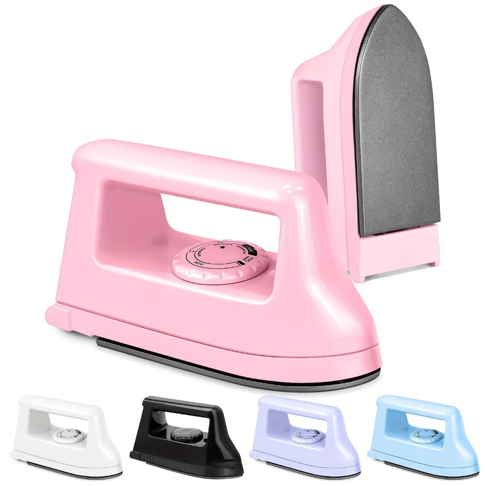 Mini Heat Press Machine Portable 400W with Charging Base, Handheld Heat Transfer Press for T-Shirts Shoes Bags Vinyl HTV Projects, Compact Travel & Home Iron-On Press Tool for DIY Crafts Sublimation