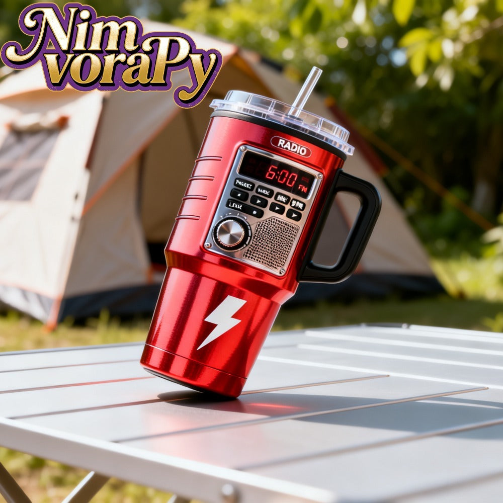 Insulated Travel Mug 40 Oz ¨C Retro Game Console Stainless Steel Tumbler with Leak-Proof Lid & Straw ¨C Hot & Cold Beverages ¨C Perfect Birthday & Christmas Gift for Gamers & Outdoor Adventurers