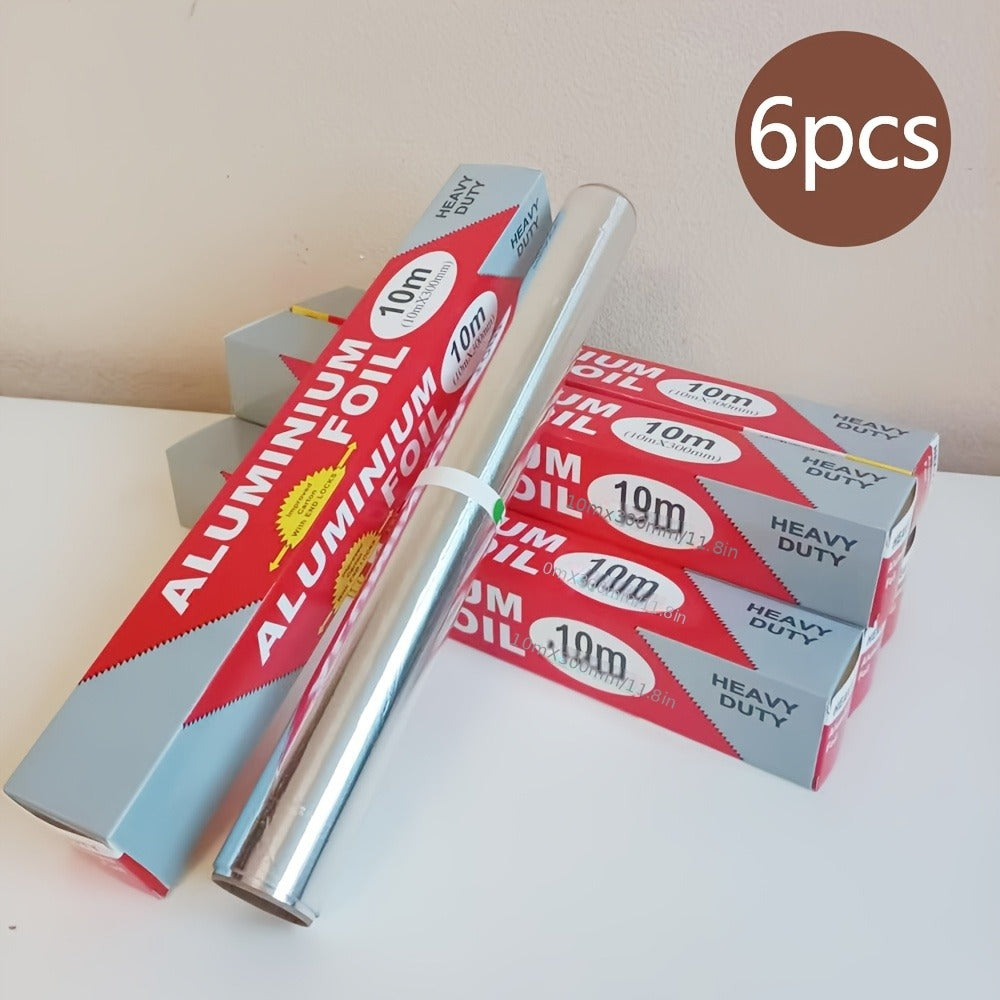 Aluminum Foil Rolls Heavy Duty ¨C Thick Tin Foil for Baking, Grilling, BBQ & Food Wrapping, Disposable Kitchen Foil for Restaurants & Home, Perfect for Camping, Corn, Hot Dogs & Sandwiches