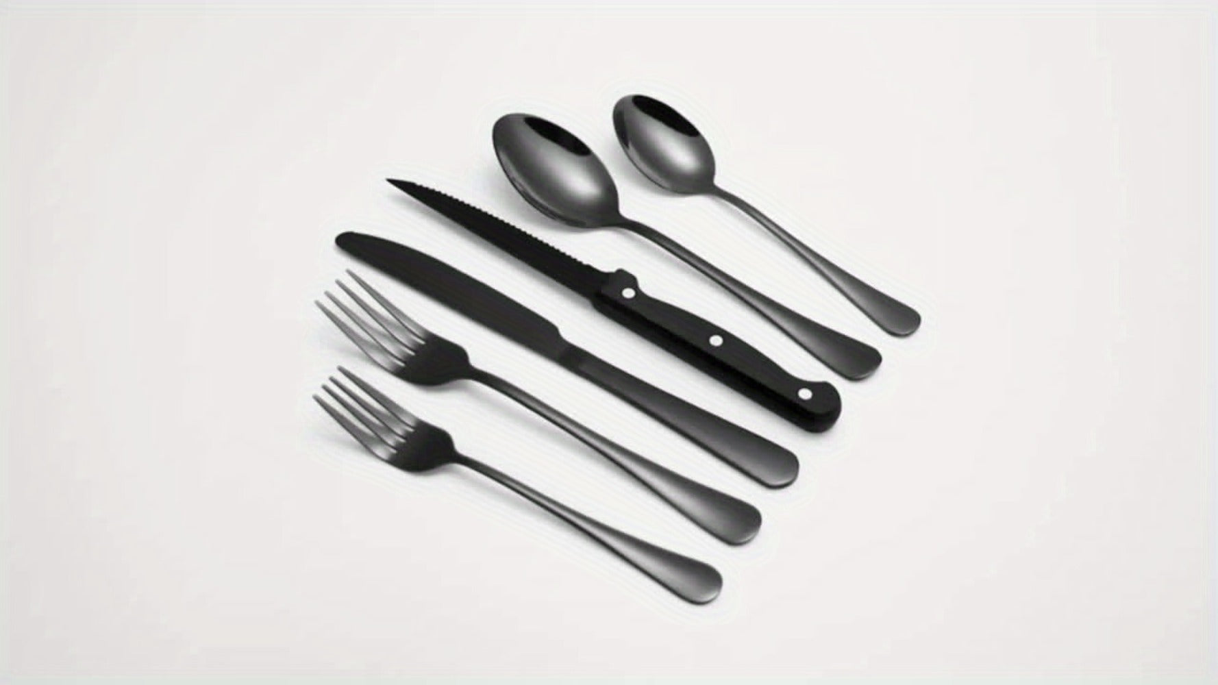 Stainless Steel Flatware Set, Mirror-Polished Cutlery Set for Home & Hotel, Gift Box Included, Dishwasher Safe Silverware for Parties, Weddings & Banquets