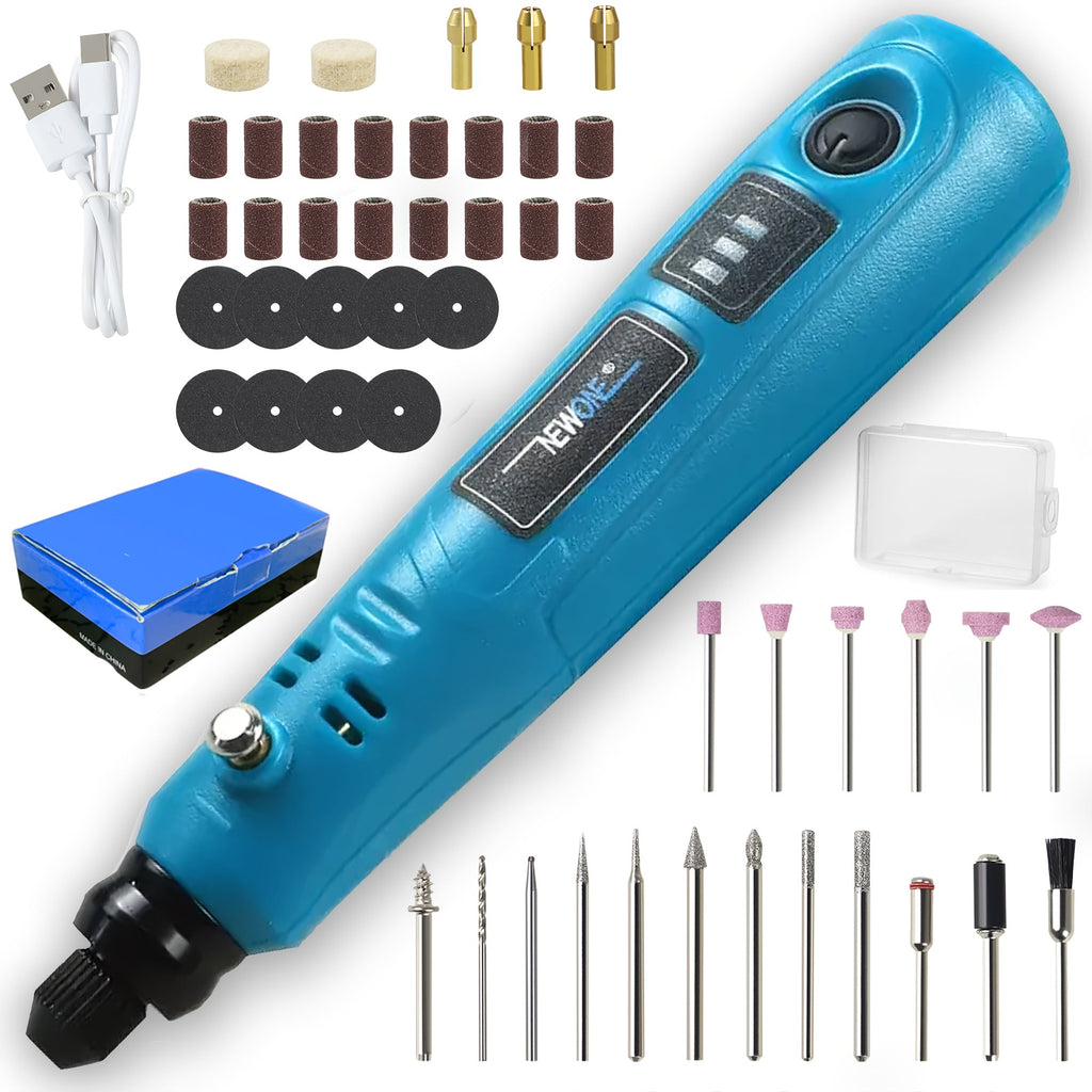 Cordless Rotary Tool Kit 3.6V USB Charging ¨C Sanding Polishing Drilling Engraving Multi-Purpose Power Tool for Home Workshop Hobbyists 25/53/86 Pcs