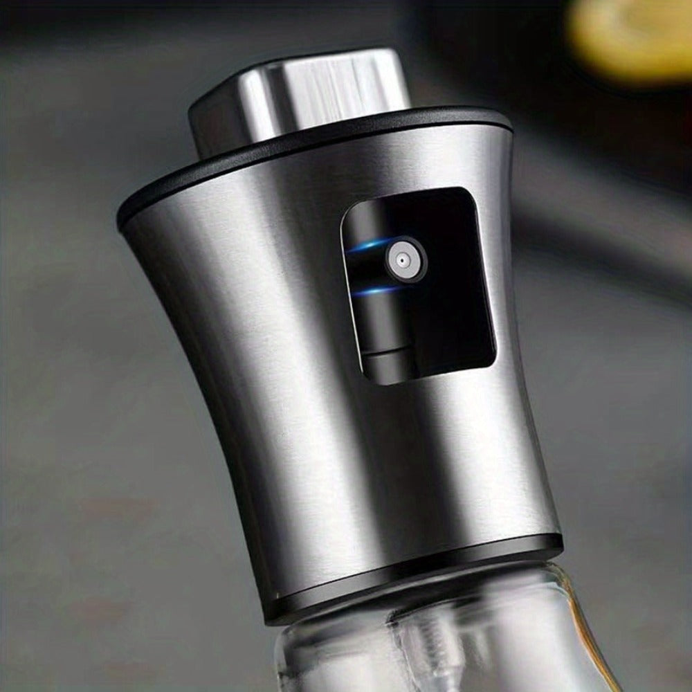 Oil Sprayer for Cooking Stainless Steel ¨C Pressurized Glass Olive Oil Spray Bottle for Kitchen BBQ Grilling Baking Air Fryer