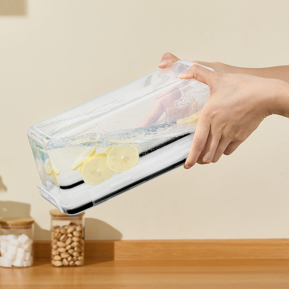 Pantry Storage Containers 4-Pack Airtight with Lids 108oz BPA-Free Plastic Spaghetti Pasta Organizer Gull-Wing Lock Kitchen Pantry Organization Fridge Freezer Safe