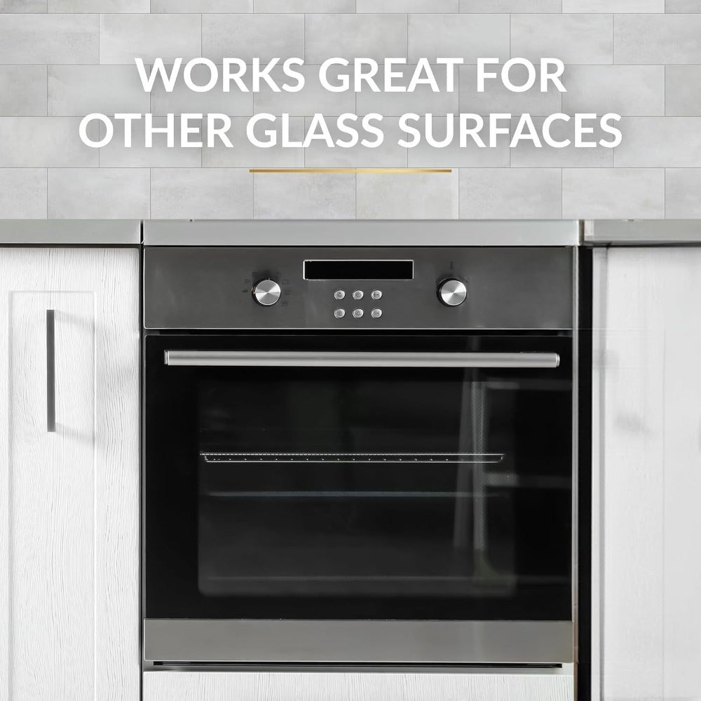 Ceramic Glass Cooktop Cleaner Polish 150g Heavy Duty - Removes Burnt-On Stains Grease & Residue, Makes Stovetops Streak-Free & Shiny, Glass Ceramic Stove Top Cleaner for Induction Electric & Smooth Top Ranges