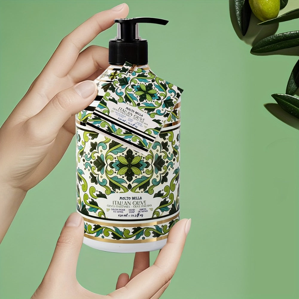 Liquid Hand Soap with Floral Press Bottle ¨C 21.3 fl oz, Moisturizing Scented Hand Wash in Lavender, Grapefruit, Jasmine, Coconut Shea & More