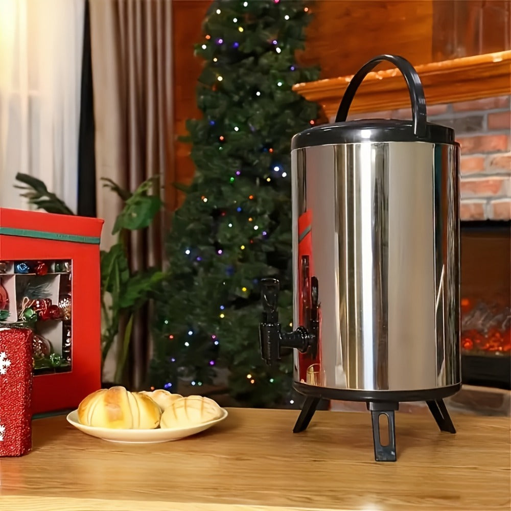 Insulated Beverage Dispenser Large Capacity - Hot & Cold Drink Server for Coffee Tea Juice, Ideal for Home Kitchen Party Catering Travel - 1.59 Gal & 2.11 Gal