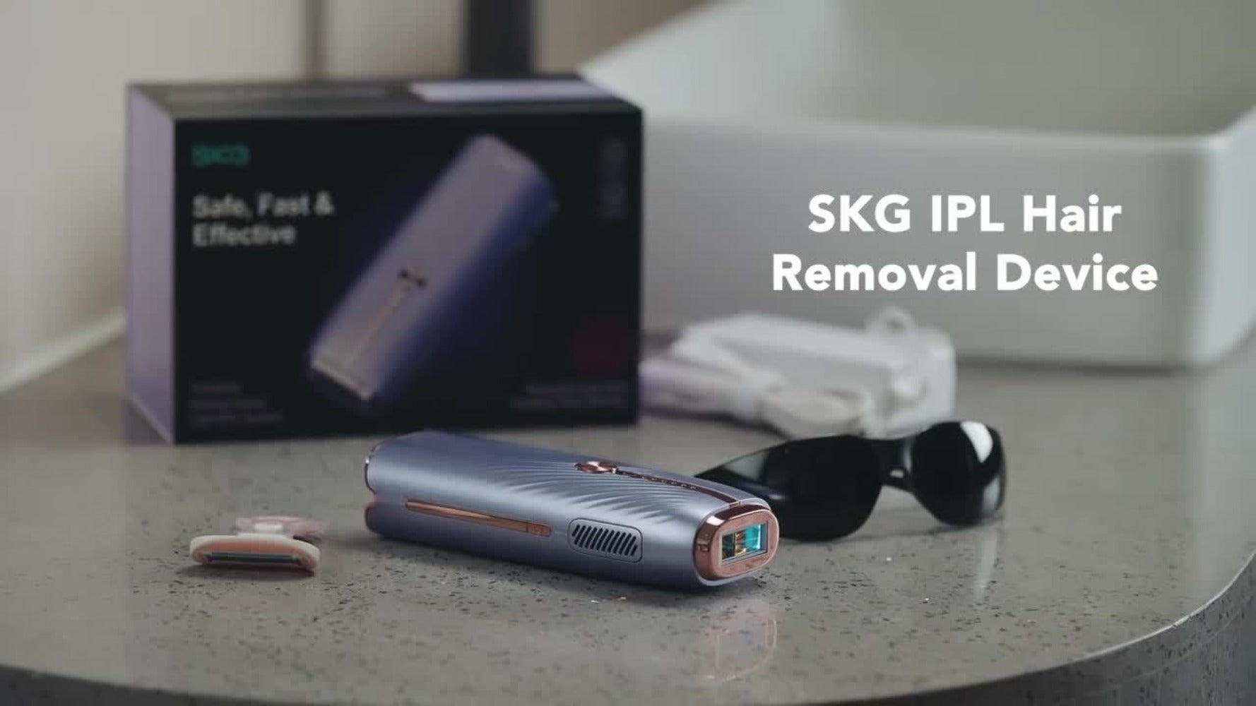 IPL Hair Removal Device Permanent Painless Dual-Pulse Epilator with Red Light Therapy Unlimited Flashes for Face Legs Bikini Underarm - Portable At-Home Hair Remover Fast 25-Min Treatment Gift