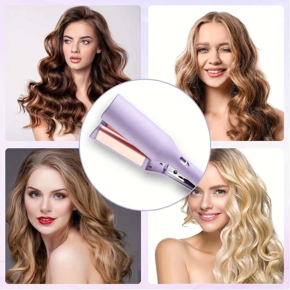 Curling Iron 32mm Deep Wave Curler Fast Heating Adjustable Temperature Anti-Scald Salon-Grade Hair Styling Tool Long-Lasting Waves Gift