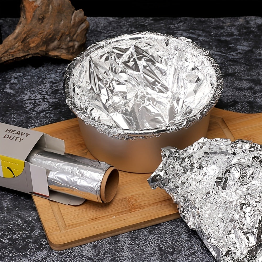 Aluminum Foil Rolls Heavy Duty ¨C Thick Tin Foil for Baking, Grilling, BBQ & Food Wrapping, Disposable Kitchen Foil for Restaurants & Home, Perfect for Camping, Corn, Hot Dogs & Sandwiches