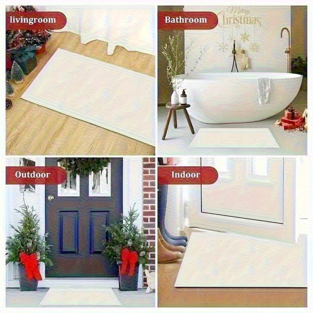 Gothic Bat Unwelcome Doormat Non-Slip Welcome Mat Halloween Home Decor Entrance Rug Indoor Floor Mat