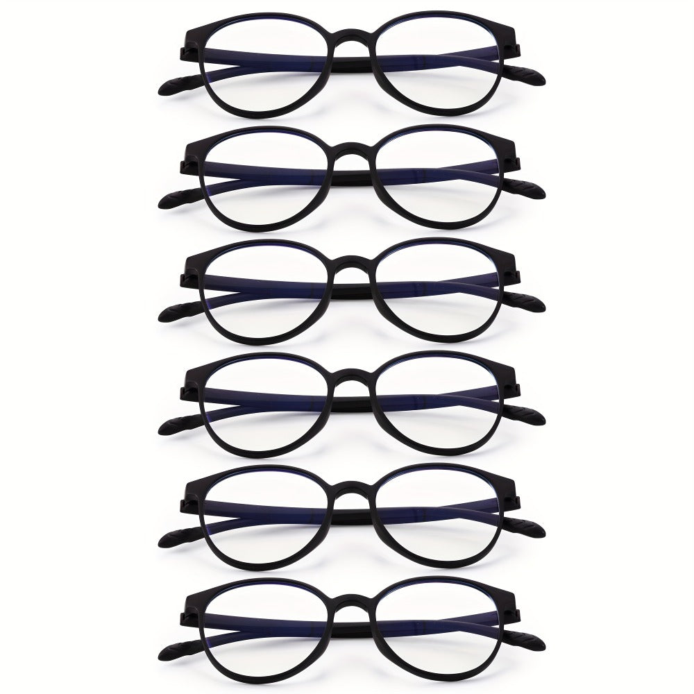 Rimless Reading Glasses for Women 3 Pack - Blue Light Blocking Lightweight Metal Frameless Readers with Anti Eyestrain Lenses, Multiple Colors and Magnifications 1.0X to 4.0X