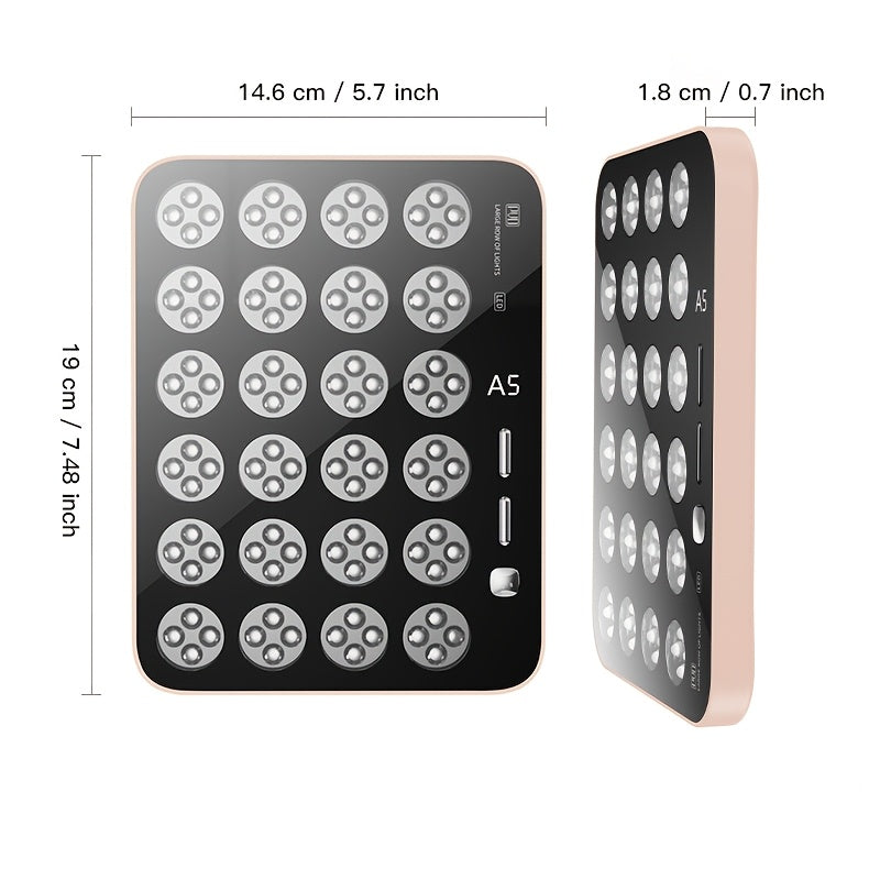 LED Light Therapy Device for Face & Body with Stand - Home Spa