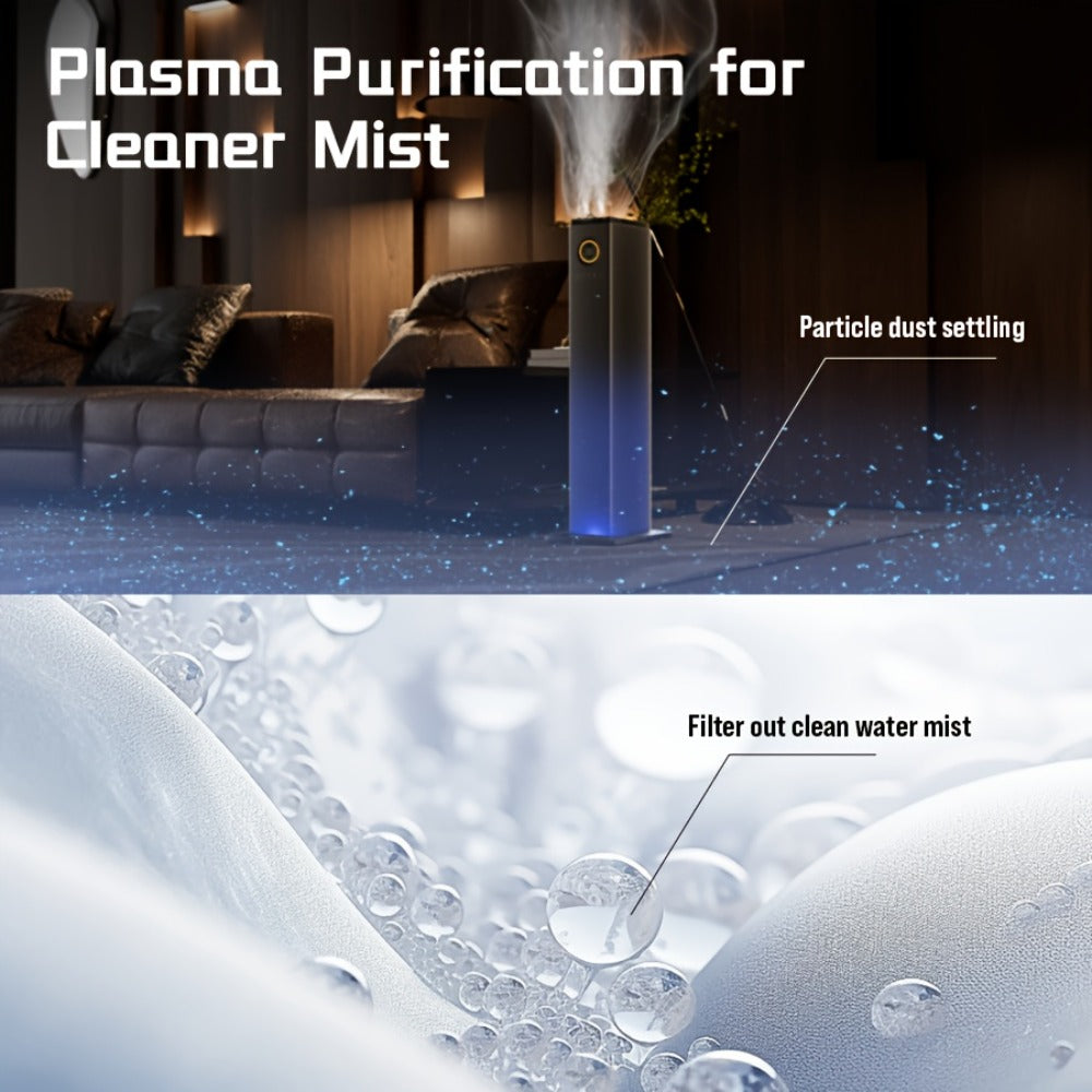 Cool Mist Humidifier 13L Large Capacity - Soundwave Technology, Smart Humidity Control, Top-Fill Design, Sleep Mode, Covers 1000 Sq Ft, for Home Large Room Bedroom Office Plants, 3.5 Gallon
