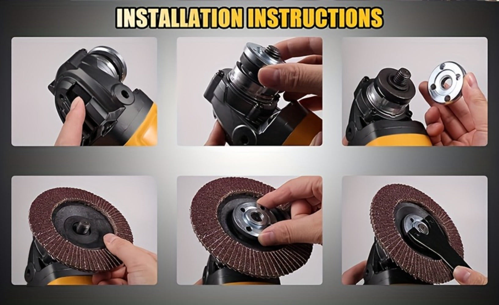 Cordless Angle Grinder - Rechargeable Polishing Machine with Lithium-Ion Battery, Fast Charger & Complete Accessories Kit, Variable Speed for Cutting, Grinding, Polishing & Sanding, Multi-Use Power Tool