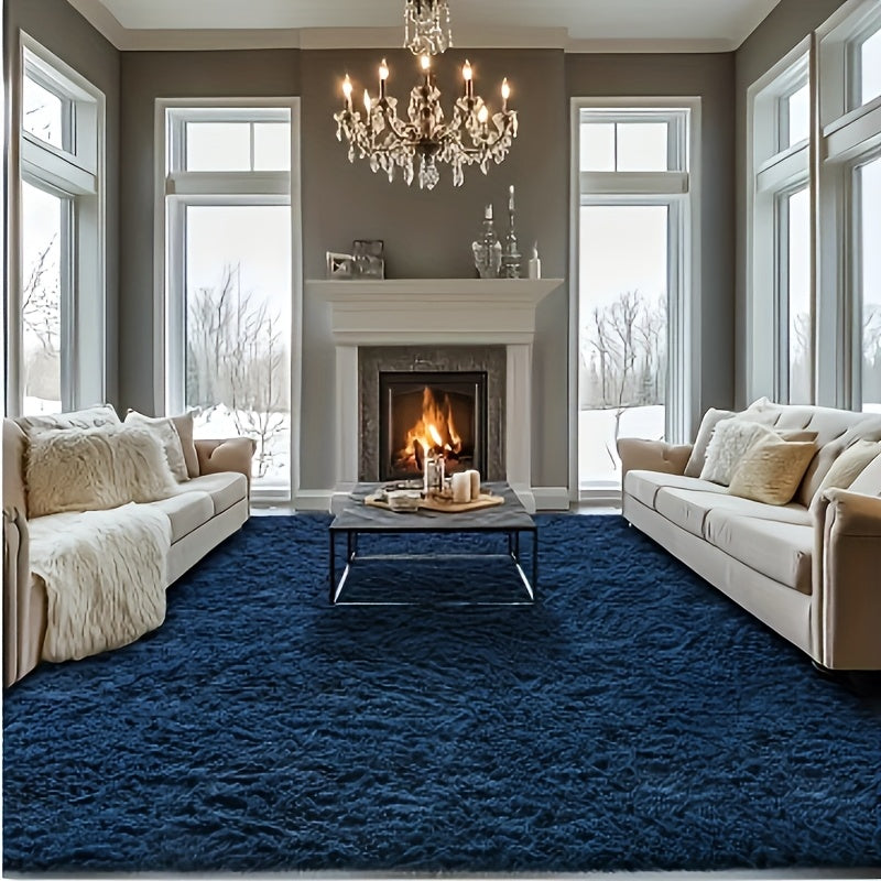 Fluffy Area Rug Large Soft Shag Carpet for Living Room Bedroom ¨C Non-Slip Ultra Thick Plush Floor Mat, Multiple Sizes & Colors, Home Decor