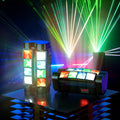 Spider Beam Moving Head Stage Light 8x3W RGBW LED DJ Disco Light Sound Activated DMX-512 Control for Party Club Bar Wedding Festival Show