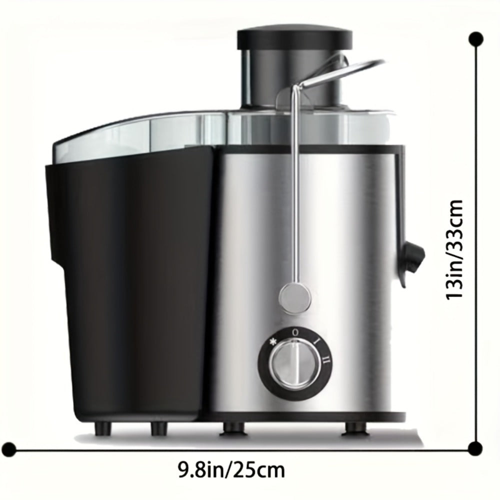 500W Juicer Machine with 3-Inch Wide Mouth Feed Chute - Centrifugal Juicer Extractor for Fruits & Vegetables, Stainless Steel, BPA-Free, Fast Juicing, Easy to Clean & Install, Black