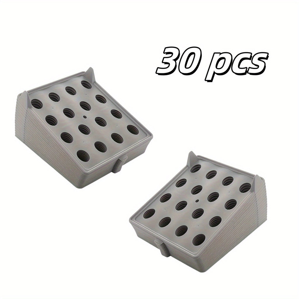 Foldable Stackable Clothes Folding Board Organizer for Shirts Pants Dresses ¨C Heavy-Duty Plastic, Space-Saving, Easy-Clean (15 or 30 pcs)