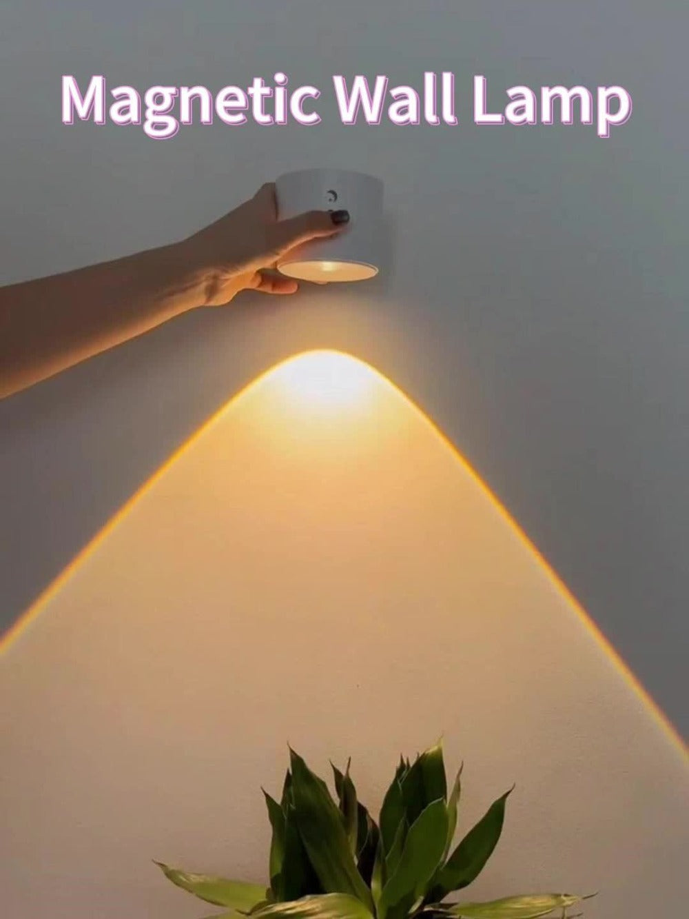 Rechargeable Wall Sconce LED Reading Light - GVTCO Magnetic 360¡ã Rotation Wall Lamp with Remote Control, 3 Color Temperatures, Dimmable, 1200mAh Battery, USB-C Charging for Bedroom, Bedside & Hallway