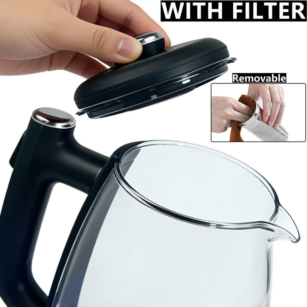Electric Kettle 1150W Fast Heating ¨C Removable Stainless Steel Filter, Overheat Protection & Easy to Clean, Versatile Hot Water Kettle for Coffee, Tea & Drinking Water, Ideal Kitchen Gift
