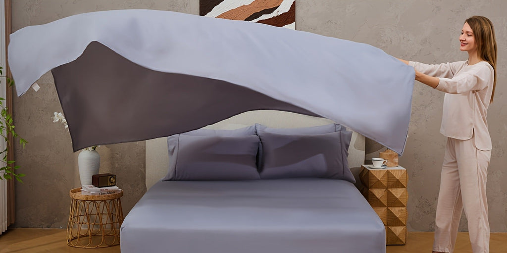 Bed Sheet Set Soft Breathable Cooling Microfiber Fitted & Flat Sheets with Deep Pockets ¨C Wrinkle Free Hotel Luxury Bedding in Multiple Colors & Sizes