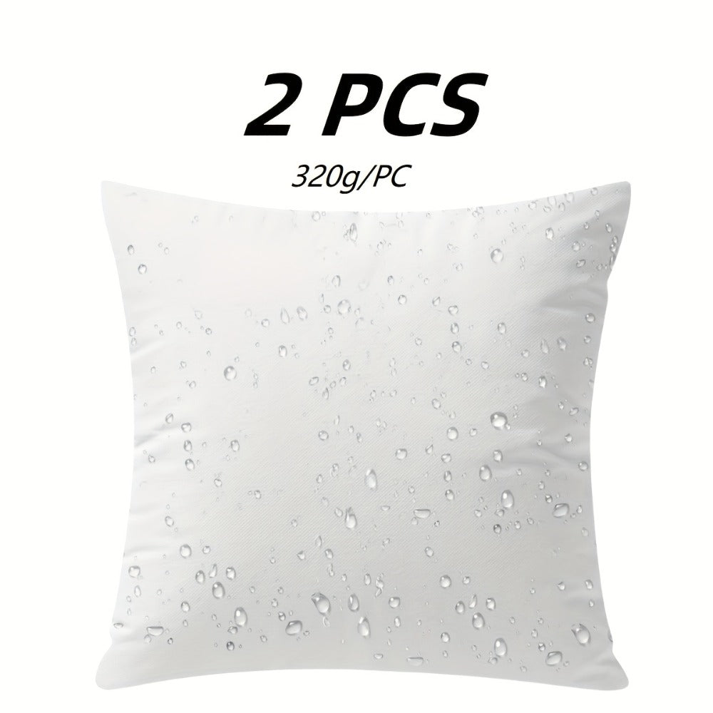 Pillow Inserts Square Indoor Outdoor Decorative Cushion Filling - Woven Fabric 200g+ Stuffing for Throw Pillows Couch Sofa Patio, White, Pack of 2 or 4, Multiple Sizes 12x20 16x16 18x18 20x20 22x22
