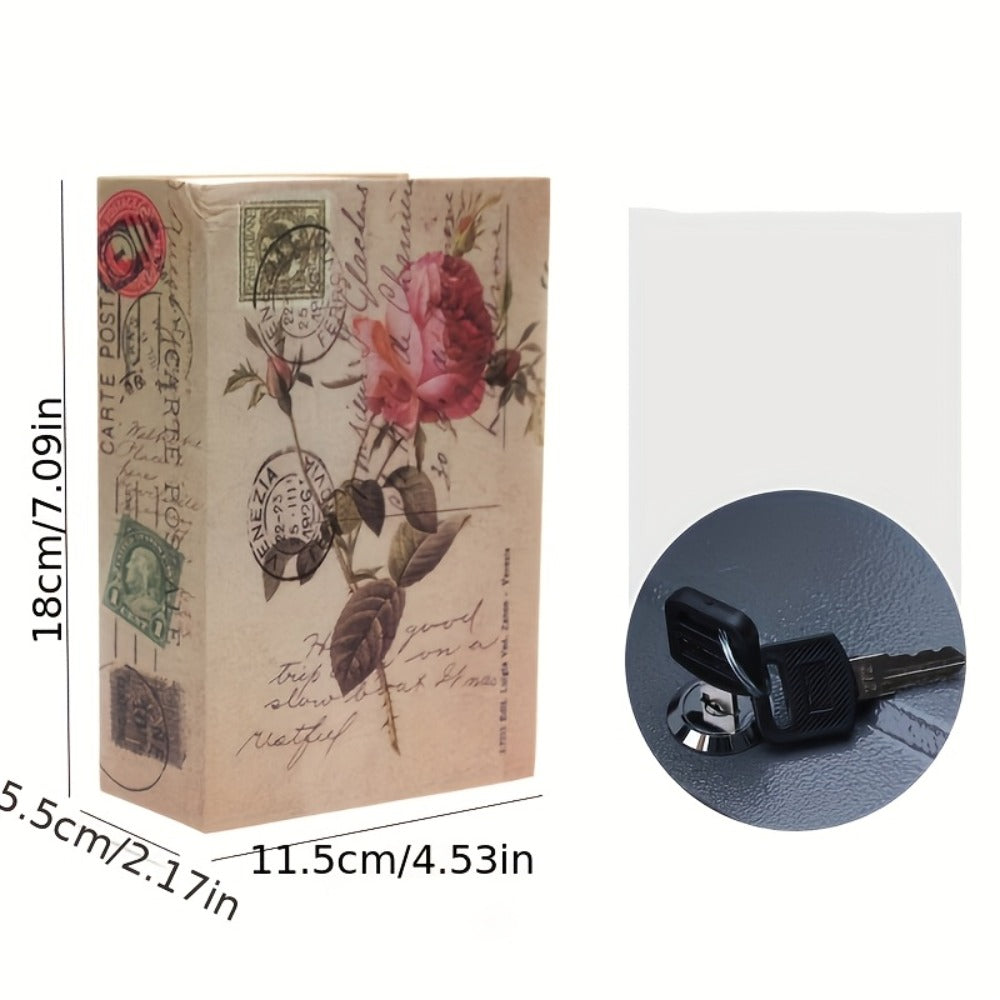 Hidden Book Safe Storage Box with Key Lock ¨C Diversion Book Piggy Bank for Money Jewelry Secret Valuables Home Decor