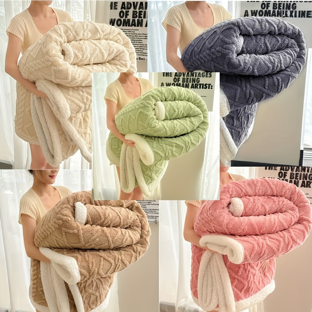 Taffeta Blanket Double-Sided ¨C Silky Soft All-Season Sleep Blanket for Bed & Air Conditioning, Machine Washable, 5 Colors, 3 Sizes