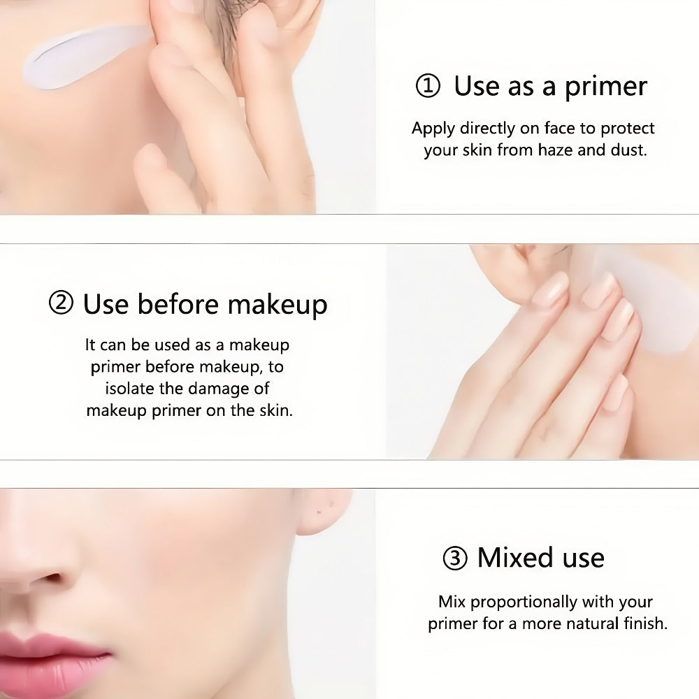 BB Cream Barrier Cream Set 4pcs Tri-Color Long-Lasting Moisturizing Light Texture Natural Finish Anti-Smudge Glycerin Formula for Daily Makeup Travel Gift Women All Skin Types
