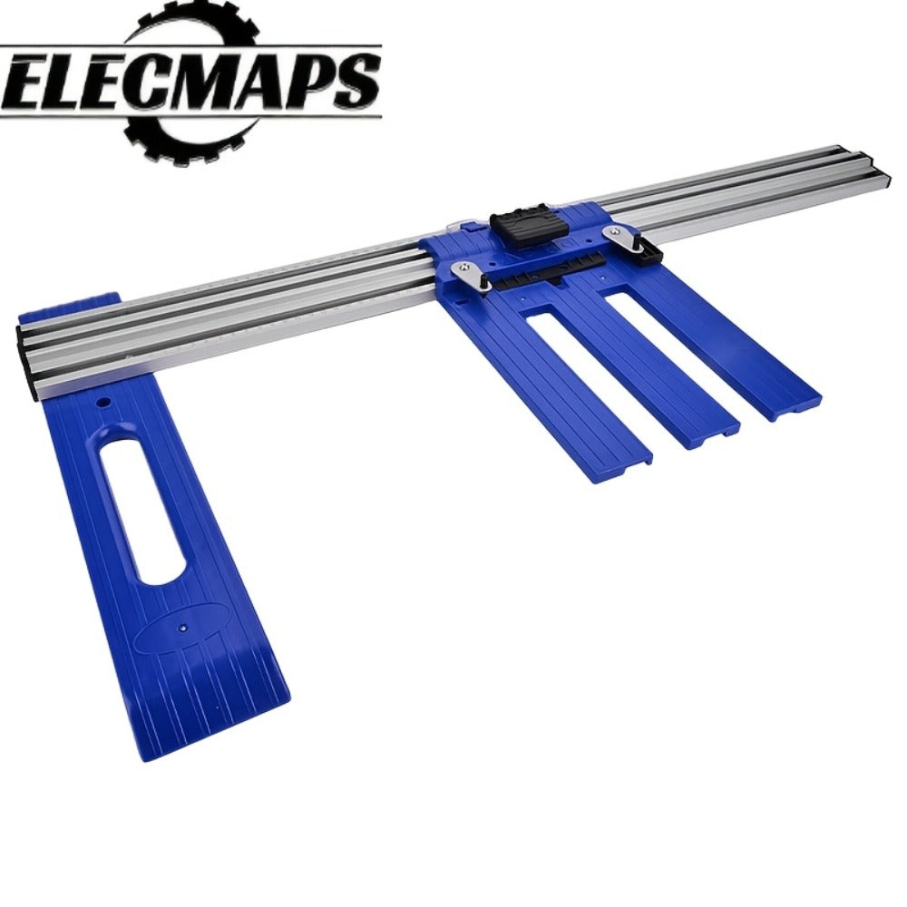 Circular Saw Guide Rail Heavy Duty Metal Manual Precision Cutting Tool for DIY Woodworking Construction Straight Cut Guide No Electricity Required Stable Durable Design
