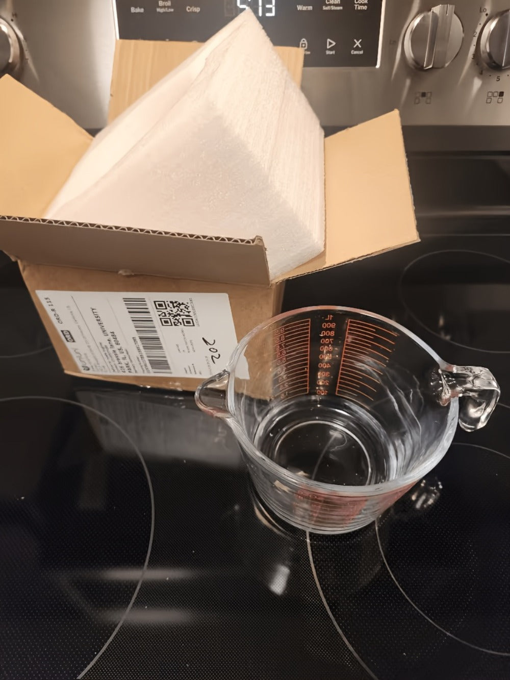 Glass Measuring Cup Heat Resistant Large Capacity with Handle 16.9 oz 33.8 oz Reusable Kitchen Baking Liquid Measuring Cup Set with Measuring Spoons