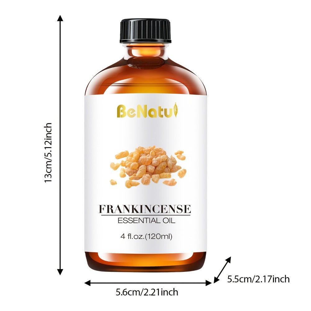 Essential Oil for Diffuser & Humidifier ¨C Frankincense, Argan & Jojoba Oil, Long-Lasting Woody Warm Resin Aroma for Home, Hotel & Room Decor, Candle Making & Aromatherapy, 4.06oz Natural Formula