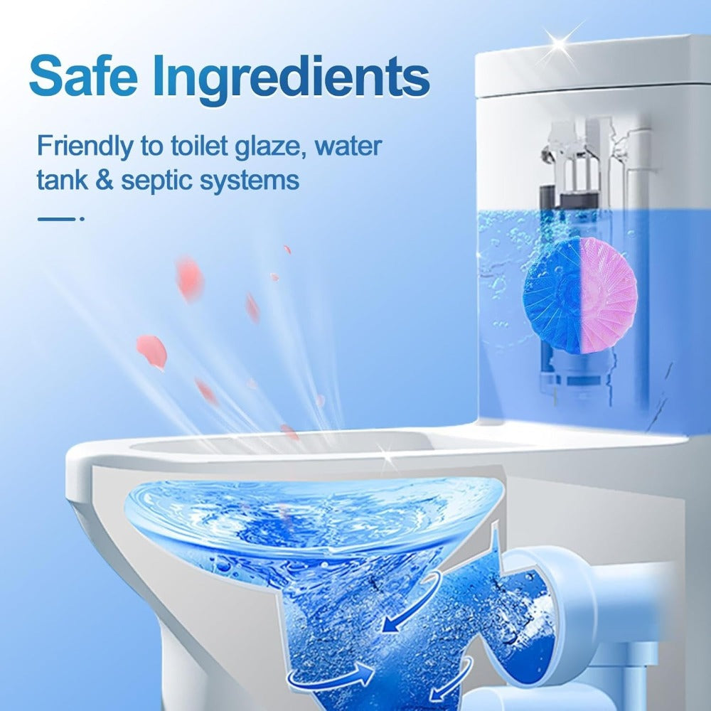 Automatic Toilet Bowl Cleaner Tablets 20/36/60 Pack ¨C Powerful Lemongrass Scent Toilet Tank Cleaner Tabs