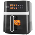 6 Quart Air Fryer with 8 Preset Functions ¨C 6-in-1 Large Capacity Air Fryer Oven with Smart Cook Program, Stainless Steel Rack, Viewing Window & Interior Light