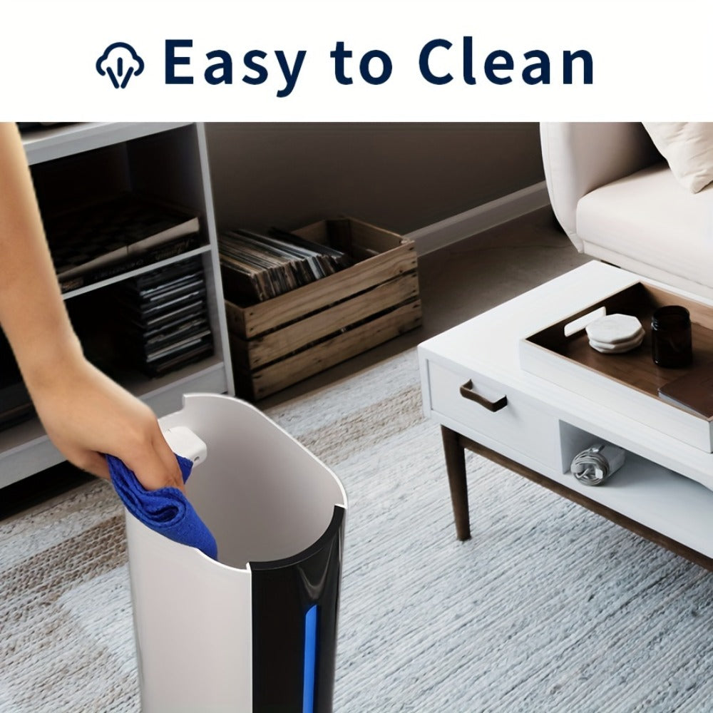 Cool Mist Humidifier 2.4 Gallon Top Fill with Smart Humidity Control Sleep Mode Soundwave Technology for Large Rooms Bedroom Office Plants 600ft2