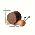 Wood Snail Coaster for Tea & Coffee | Cartoon Creative Heat Insulation Desk Decoration Coaster