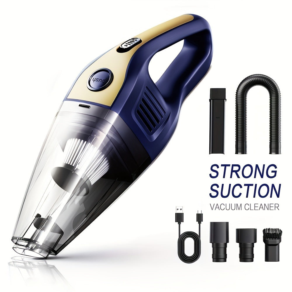 Handheld Cordless Vacuum Cleaner with Powerful Suction ¨C Portable USB Rechargeable Mini Vacuum with Multiple Accessories for Car, Home, Office & Tight Spaces