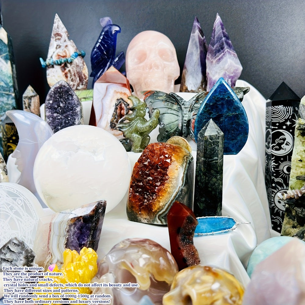 Bohemian Luxury Crystal Collector Box Gift Set - Romantic Home Decor & Holiday Gift for Parents, Friends | Christmas, Valentine's Day, Mother's Day