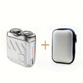 Mini Electric Shaver for Men ¨C USB Rechargeable Double Blade Razor with Digital Display & Travel Case, Compact Portable Shaving Kit Gift for Men, Boyfriend, Father¡¯s Day, Christmas