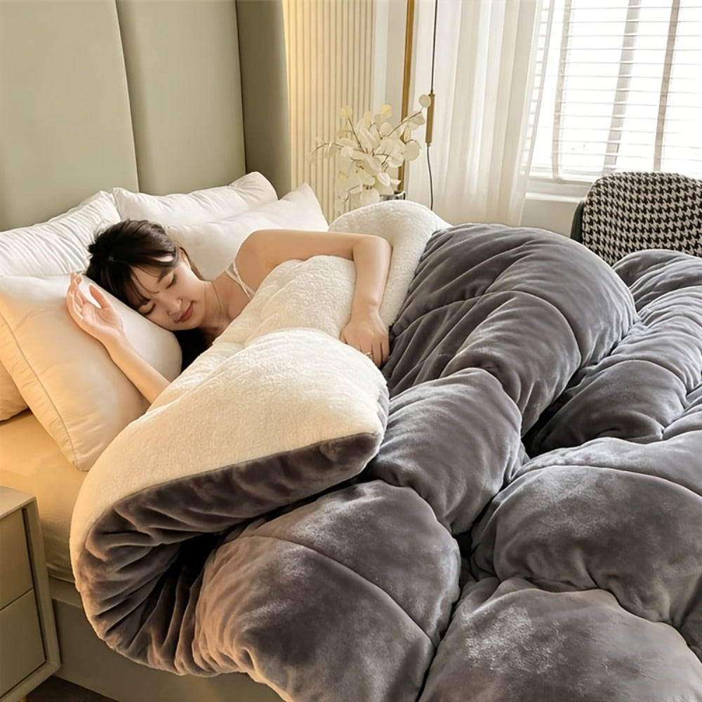 Moire Pattern Flannel Blanket ¨C 200-250gsm Thick Plush Reversible Throw for Sofa & Bed, Soft Cozy Microfiber, 5 Colors, 4 Sizes