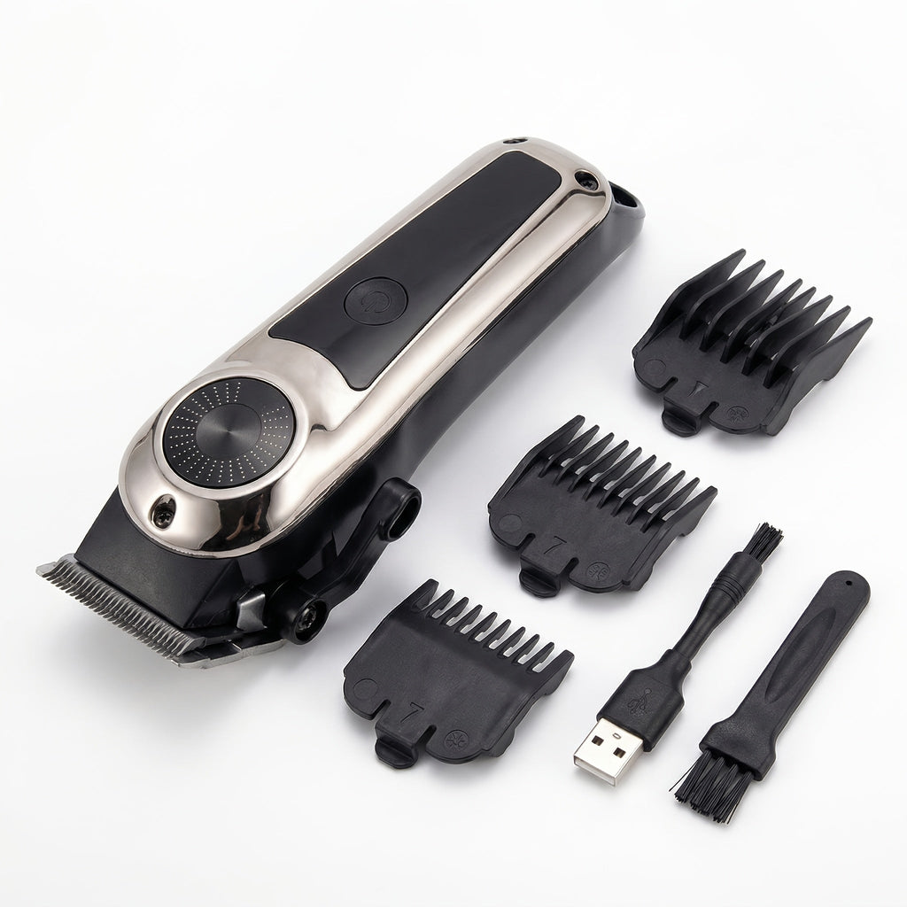 Barber Haircutting Kit Men's Shaving Set USB Rechargeable Gift Box - 1 & 3 Piece Options, Hair Clipper for Home & Salon, Perfect Gift for Boyfriend, Husband, Father's Day, Birthday & Holiday