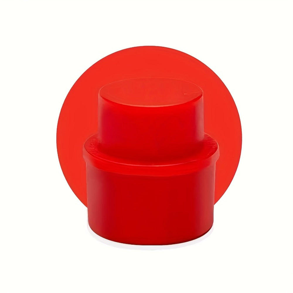 Soda Bottle Caps 3-Pack Carbonation Saver ¨C Squeeze to Restore Bubbles & Lock in Freshness | Leak-Proof Reusable Bottle Caps in Black Red Combo | Fridge Travel Outdoor Kitchen Drink Accessories