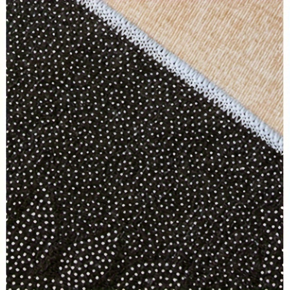 Laundry Room Mat Black & White LAUNDRY Text Non-Slip Machine Washable - Soft Polyester Cut-Pile Floor Rug for Laundry Room, Bathroom, Kitchen & Hallway, Bold Lettering Modern Farmhouse Decor