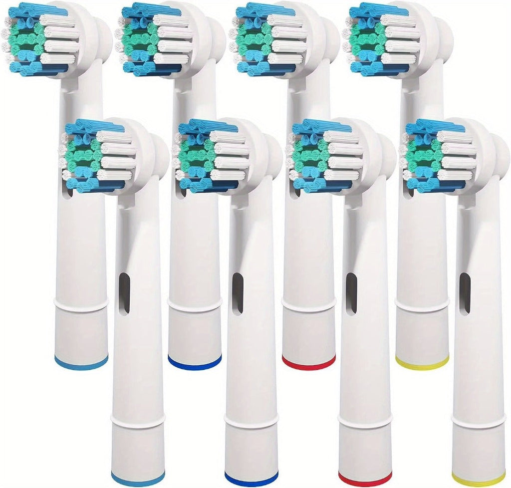 Replacement Toothbrush Heads Compatible with Oral-B Electric Toothbrush - 12 Pack Professional Brush Heads, Deep Clean Bristles, Plaque Removal, Fits Oral-B Pro, Vitality, CrossAction & Smart Series