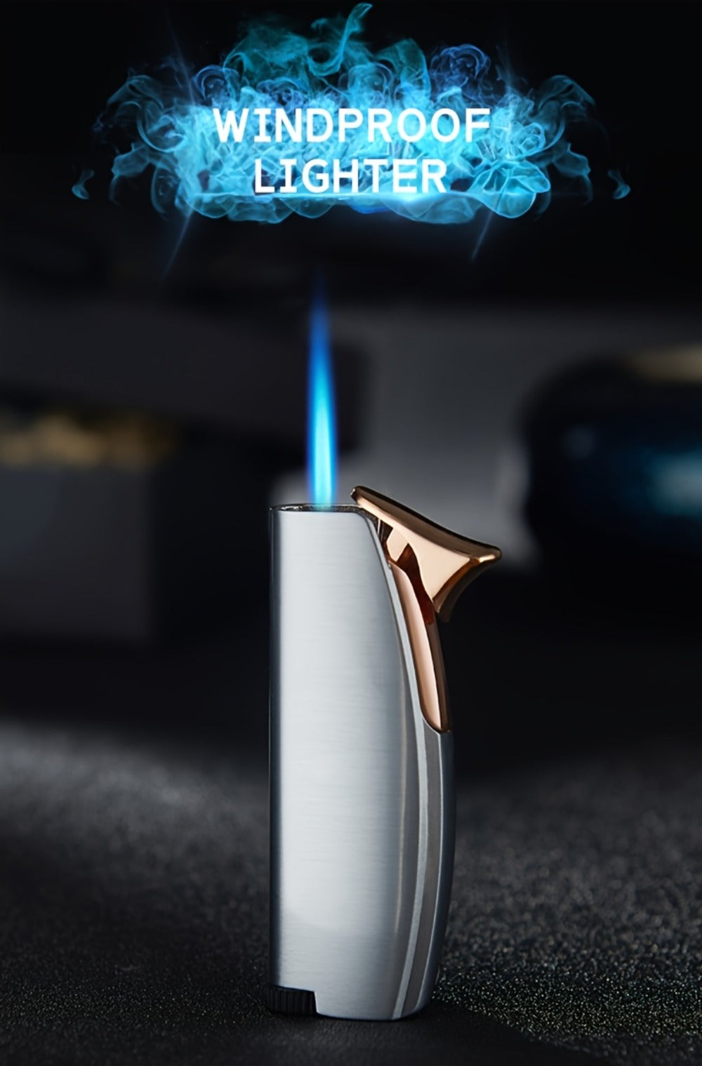 Windproof Lighter 2-Pack ¨C Slim Portable Pocket Lighter with Mirror Finish, Refillable Butane Flame, Fashionable Gift for Men & Women, Available in 8 Colors (Red, Black, White, Silver, Pink, Blue, Yellow, Green)