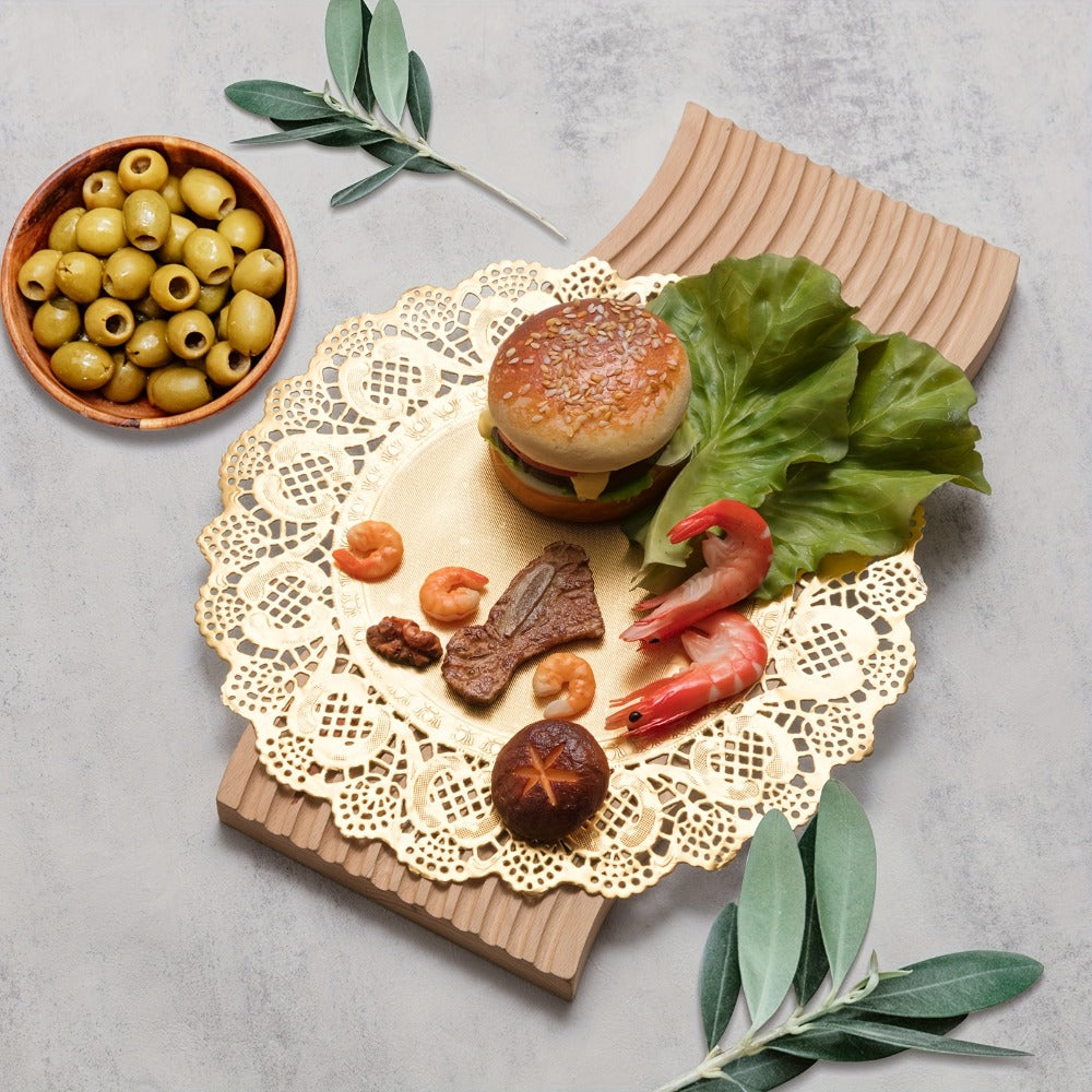 200pcs Paper Doilies Lace Round Placemats Disposable Wedding Table Decor 12 Inch