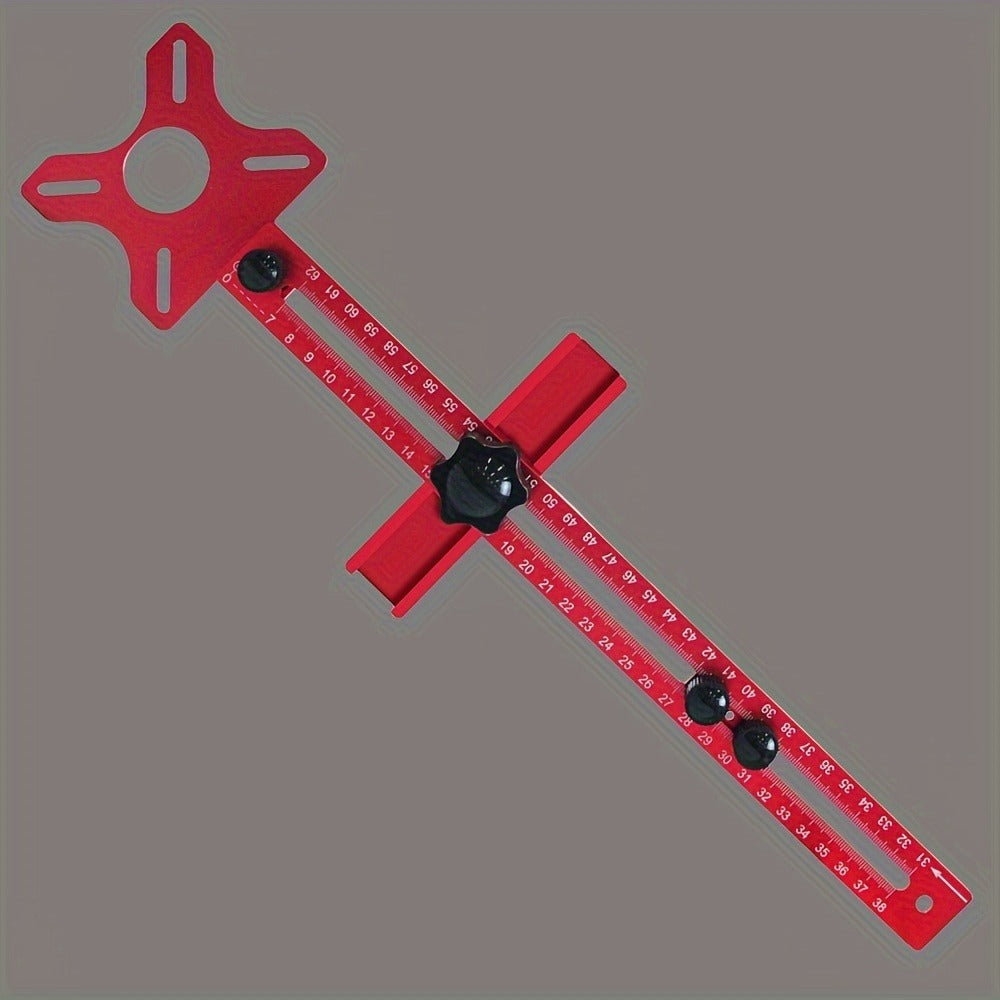 Circle Cutting Jig 3-in-1 Woodworking Router Fixture Expandable 3.54 to 24 Inch Diameter Adjustable Slotting Positioning Tool for Precision Circular Hole Milling DIY Professional