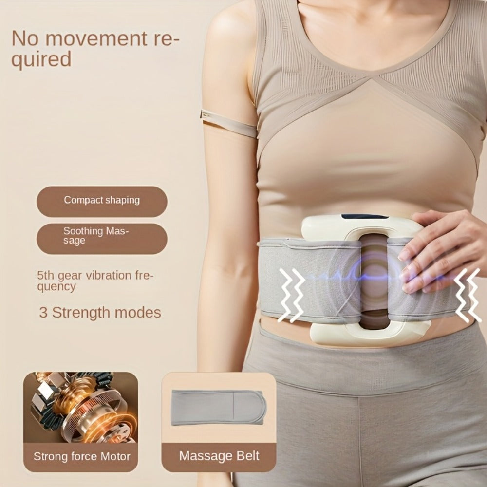 Massage Ring 5-Speed Fascia Massager for Neck Waist Back Full Body Fat Burning Relaxation Fitness